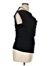 Dots 100% Polyester Black Sleeveless Blouse Size XL - photo 4