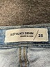 Just Black Hearts Blue Jeans Size 25 waist - photo 7