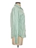 Rubbish 100% Rayon Green Long Sleeve Button-Down Shirt Size XS - photo 4