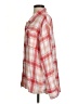 Cotton On 100% Recycled Plastic Plaid Red Long Sleeve Button-Down Shirt Size S - photo 5