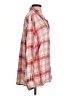 Cotton On 100% Recycled Plastic Plaid Red Long Sleeve Button-Down Shirt Size S - photo 4
