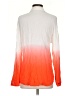 Blu Pepper Color Block Orange Long Sleeve Blouse Size S - photo 2