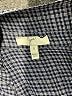 Joie 100% Cotton Houndstooth Gray Long Sleeve Button-Down Shirt Size S - photo 7