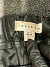 Topshop 100% Polyester Metallic Black Shorts Size 6 - photo 3