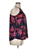 Papermoon 100% Polyester Blue Purple Sleeveless Blouse Size XL - photo 4