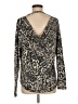 Tart Animal Print Gray Brown Long Sleeve Top Size M - photo 2
