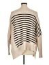 B. Original By Shoe Fly Stripes Tan Ivory Pullover Sweater Size L - photo 2