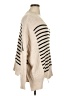 B. Original By Shoe Fly Stripes Tan Ivory Pullover Sweater Size L - photo 4