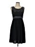 Nic&Dom Solid Black Cocktail Dress Size L - photo 1