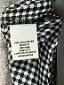 Elle 100% Polyester Houndstooth Black Sleeveless Blouse Size XXL - photo 7