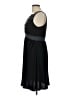 Nic&Dom Solid Black Cocktail Dress Size L - photo 5