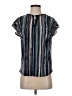 Vintage Rose Blue Short Sleeve Blouse Size S - photo 1
