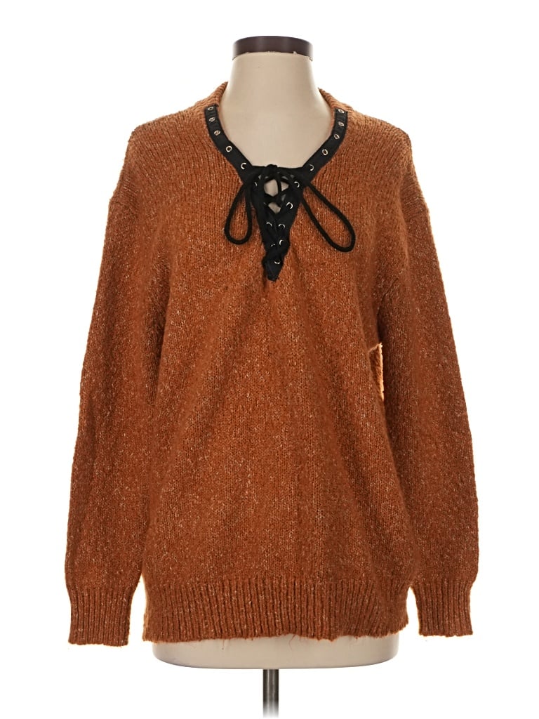 Pre-owned Entro Pullover Sweater In Brown