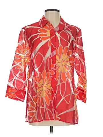 Erin London 3/4 Sleeve Blouse (view 1)