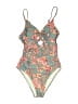 Unbranded Paisley Green One Piece Swimsuit Size XXS (estimated) - photo 1