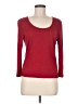 Chaps 100% Cotton Red 3/4 Sleeve Top Size M - photo 1