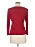 Chaps 100% Cotton Red 3/4 Sleeve Top Size M - photo 2