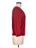 Chaps 100% Cotton Red 3/4 Sleeve Top Size M - photo 4