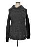 AGB Tweed Gray Turtleneck Sweater Size XL - photo 1