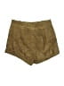 Topshop 100% Leather Brown Shorts Size 2 - photo 2
