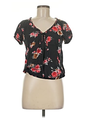 Pins and Needles Short Sleeve Blouse (view 1)