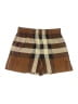 Burberry 100% Silk Brown Shorts Size 10 - photo 1