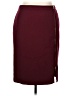 Talbots Solid Burgundy Casual Skirt Size 14 - photo 1