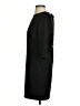 Luna Solid Black Casual Dress Size S - photo 5