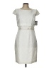 Ellen Tracy Metallic Silver Cocktail Dress Size 10 - photo 1