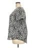Chelsea & Theodore 100% Polyester Animal Print Silver Short Sleeve Top Size XXL - photo 5