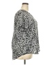 Chelsea & Theodore 100% Polyester Animal Print Silver Short Sleeve Top Size XXL - photo 4