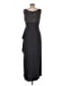 Alex Evenings Black Gray Cocktail Dress Size 6 (petite) - photo 2