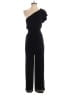 Express 100% Polyester Solid Black Jumpsuit Size M - photo 1