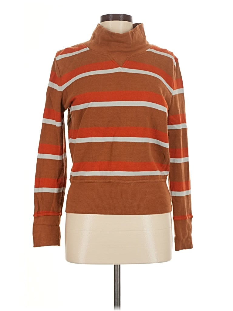 Pre-owned Mile(s) By Madewell Turtleneck Sweater In Brown