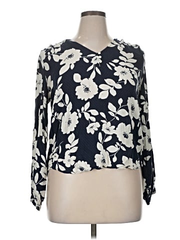 Claiborne 3/4 Sleeve Blouse (view 1)