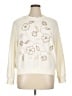 Alfred Dunner 100% Polyester Floral Ivory Pullover Sweater Size XL (petite) - photo 1