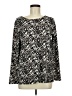 Mario Serrani Black Long Sleeve Blouse Size M - photo 1