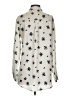 Zara Print Ivory Long Sleeve Blouse Size S - photo 2