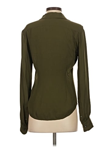 Ralph Lauren Long Sleeve Silk Top (view 2)