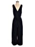 Club Monaco 100% Polyester Solid Black Jumpsuit Size 6 - photo 1