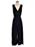 Club Monaco 100% Polyester Solid Black Jumpsuit Size 6 - photo 2