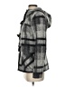 MICHAEL Michael Kors Plaid Gray Wool Coat Size 4 - photo 5