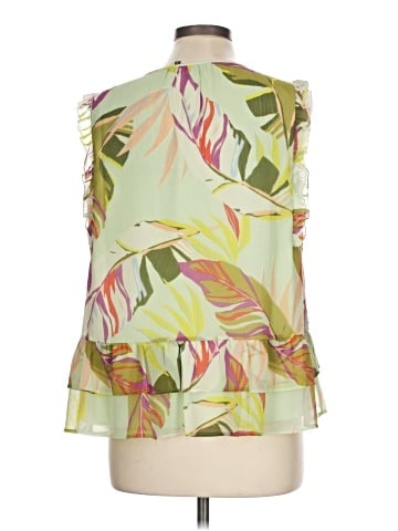 Kaari Blue Sleeveless Blouse (view 2)