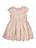 Peek... 100% Polyester Paisley Pink Dress Size 6 - 7 - photo 1
