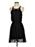 Papaya 100% Polyester Solid Black Cocktail Dress Size S - photo 1