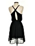 Papaya 100% Polyester Solid Black Cocktail Dress Size S - photo 2
