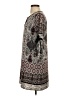 Everly 100% Polyester Paisley Gray Casual Dress Size S - photo 5