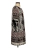 Everly 100% Polyester Paisley Gray Casual Dress Size S - photo 4