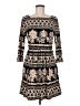 ICE Print Black Casual Dress Size M - photo 1