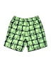 Crewcuts Outlet Print Green Board Shorts Size 7 - photo 1